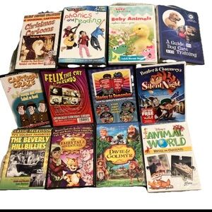 12 Lot Children & Family DVD Movies New Unopened Classics, Religious & Learning